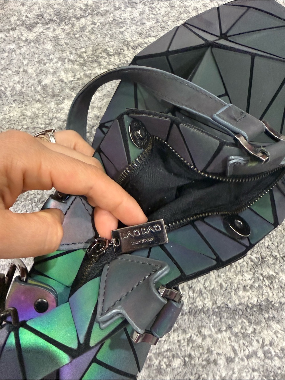 Issey Miyake  Geometric Tote - Picture 3 of 6